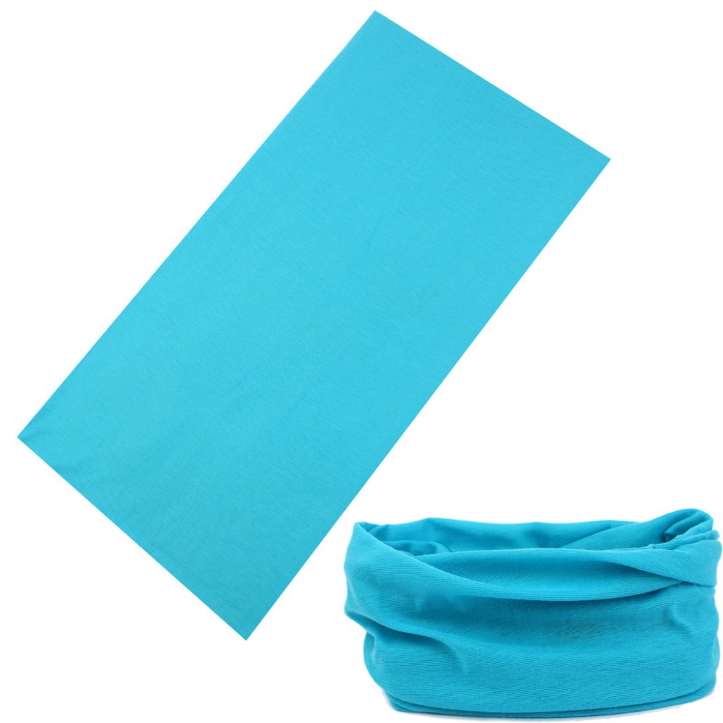 Multi-Function Headwear/ Face Mask - Solid Lt Blue